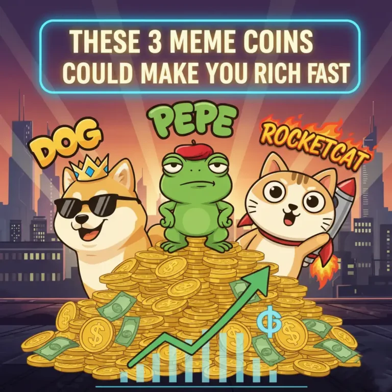 3 Meme Coins Could Make You Rich Quickly
