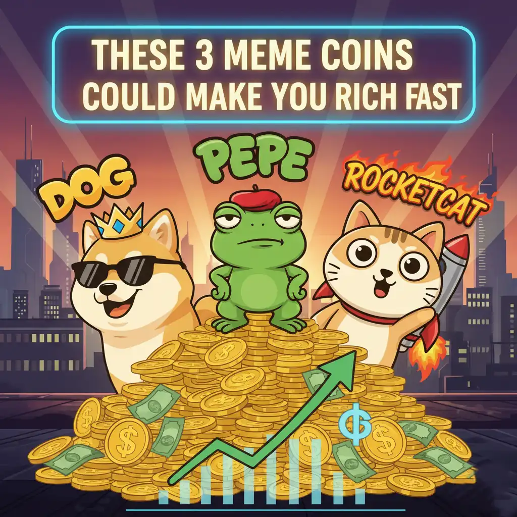 3 Meme Coins Could Make You Rich Quickly